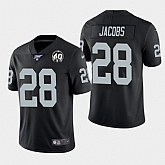 Nike Raiders 28 Josh Jacobs Black 100th And 60th Anniversary Vapor Untouchable Limited Jersey Dzhi,baseball caps,new era cap wholesale,wholesale hats
